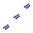 thumbnail image 4 of Moyic Paquete de 10 velas para pastel, velas de cumpleaños de , color azul Type1 NO1, 4 of 6