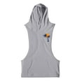 thumbnail image 4 of asjyhkr Mens Workout Gym Hoodie Sleeveless Shirts Summer Athletic Running Tshirts Basketball Tennis, 4 of 6