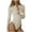 Beige, variant on Aoochasliy Bodysuits for Women Clothes Long Sleeved Basics Versatile Solid Color Trendy Tight Fitting Cutout Jumpsuit