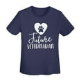 thumbnail image 5 of Future Veterinarian Women'S Basic Short Sleeve T-Shirt Navy Blue Large, 5 of 5