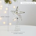thumbnail image 1 of Chritmas Glitter Star Trees Topper Exquisite Iron Star Metal Ornament Tree Decor for Home Bar Xmas Trees Decor, 1 of 5