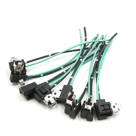 8Pcs H1 Halogen Fog Light Lamp Extension Wire Harness ... halogen wire harness 