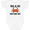 thumbnail image 3 of Inktastic This is My Crab Eating Shirt Boys or Girls Baby Bodysuit, 3 of 5