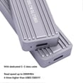thumbnail image 4 of M.2 NVMe NGFF SSD Enclosure USB 3.2 GEN 2 to M.2 SSD 20Gbps Solid State Drive M.2 Case Box for 2230/2242 SSD, 4 of 5