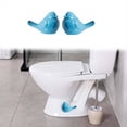 thumbnail image 3 of Tapas para Pernos de Inodoro, Cubiertas de Resina para Pernos de Inodoro, Decoración para el Baño, Piezas de Repuesto para Inodoro de Fácil Instalación, Azul, 1 Pieza, 3 of 5