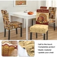 thumbnail image 5 of Thanksgiving Dining Chair Covers Set of 4, Fall Parsons Chair Slipcover Pumpkin Truck Stretch Chair Protectors Covers, Washable Kitchen Chair Seat Covers for Dining Chairs Autumn Holiday Decor Gifts, 5 of 6