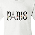 thumbnail image 4 of Inktastic Paris Eiffel Tower with Flowers Youth T-Shirt, 4 of 5