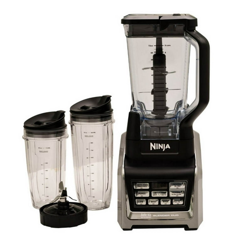 Ninja Duo Auto-iQ Blender with Single Serve Cups, BL640