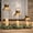 Antique Gold, variant on Decorative Metal Lanterns Set of 3 Candle Holders for Indoor Outdoor Porch Patio Fireplace Floor Wedding Christmas Fall Holiday Farmhouse Table Centerpiece Antique Gold 20" 15.7" 12