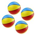 thumbnail image 3 of Phenofice 4Pcs Inflatable Small PVC Basketball Beach Ball Easy to Inflate for Indoor Outdoor Use, 3 of 7