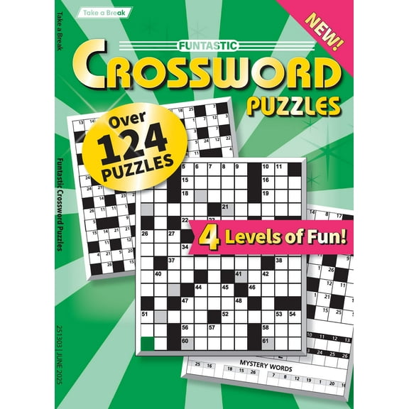 Take a Break - Funtastic Crossword 25.03.21: Over 124 Puzzles, 4 Levels, Hours Of Mind-Boosting Fun! Your First-Class Ticket To Unwind, Unplug, Relax More!