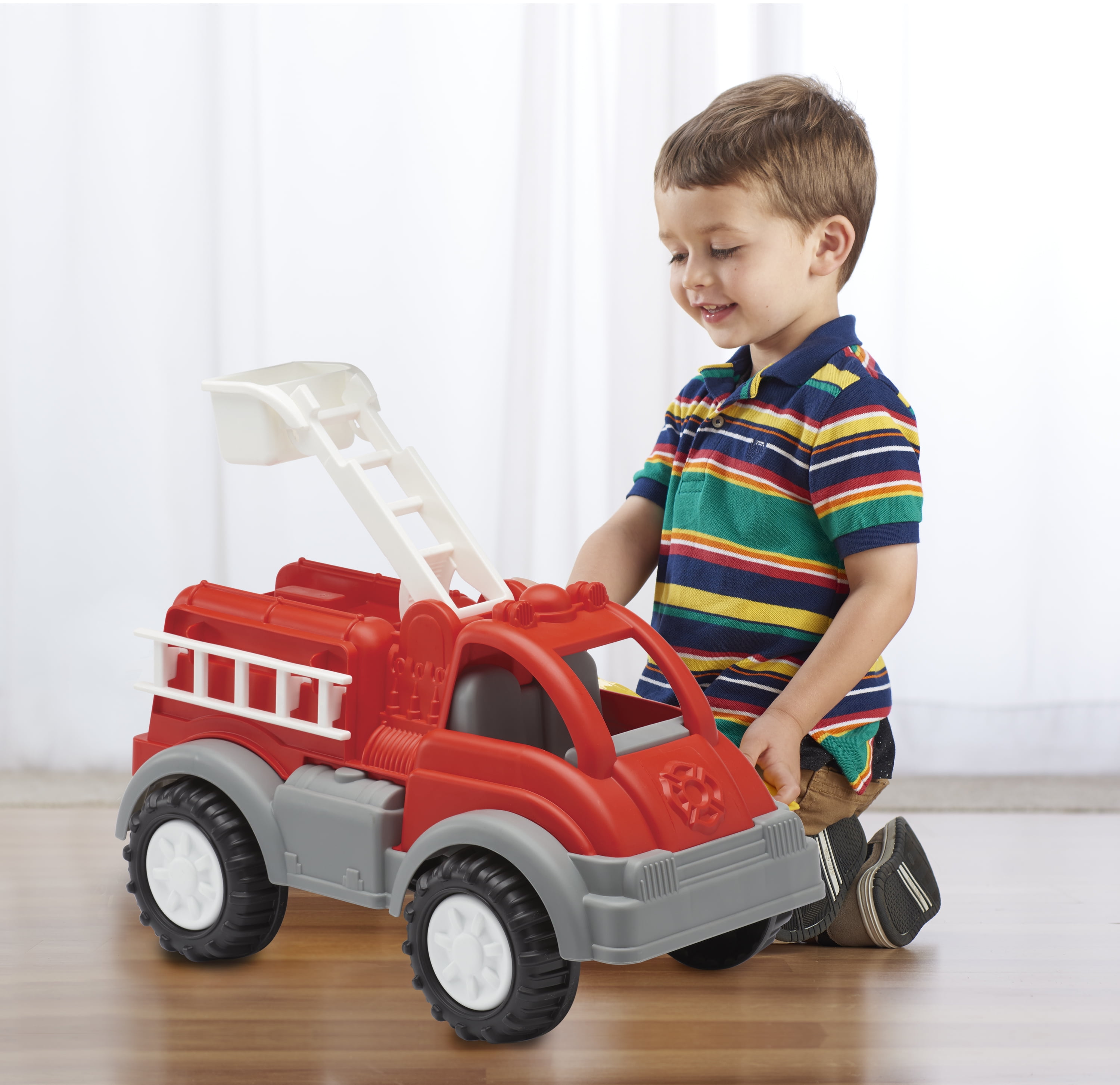 american plastic toys gigantic fire truck