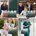 thumbnail image 6 of Floral Canvas Tote Bag for Women with Compartments, Large Cute Flower Teacher Student Shoulder Bag Nurse Purses Crossbody Bags Work Laptop Book Bag Satchels Handbags, 6 of 6