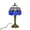 Blue, variant on Ohmyroo Art Stained Glass Decorative Bedside Table Lamp