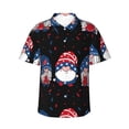 thumbnail image 2 of Goofa Gnome Independence Day Hawaiian Shirt for Men, Unisex Summer Beach Casual Short Sleeve Button Down Shirts,Aloha Tropical Floral print shirt-Medium, 2 of 9