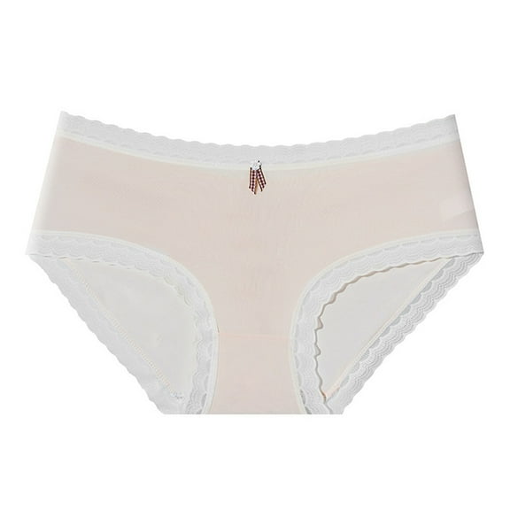 Chbgutlmr Womens Underwear Lace Patchwork Full Coverage Mid Rise Briefs Comfy Stretch Cute Panties