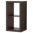 thumbnail image 3 of Better Homes & Gardens 2 Cube Storage Organizer, Tobacco Oak, 3 of 8