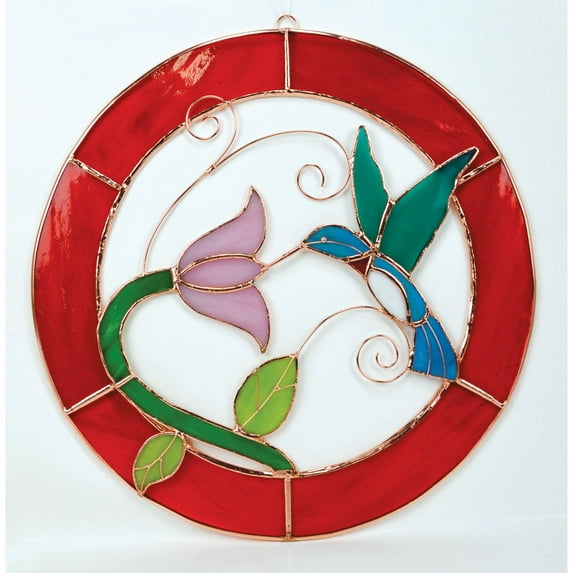 Gift Essentials Hummingbird Frame Circle Window Panel