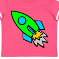 thumbnail image 4 of Inktastic Cute Green Rocket Boys or Girls Toddler T-Shirt, 4 of 5