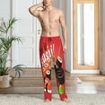 thumbnail image 2 of Pofeuu Sushi Print Men's Pajama Pants, Soft Lounge Pajama Pants with big pockets for Men Plaid Pj Bottoms-Small, 2 of 6