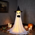 thumbnail image 2 of Clearance! Hotyverty Halloween Decorations Outdoor, 4FT Light up Ghost Ghosts Easy to Assemble Adjustable Height Spooky Halloween Party Decorations for Porch Yard Mantel Home, B, 2 of 7