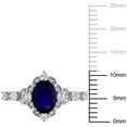 thumbnail image 2 of Everly Women's Sapphire 10k White Gold Ring, 2 of 8