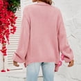 thumbnail image 5 of Tauxra Womens Cardigan Sweaters,Sweaters for Women Casual,Women's Knit Cardigan, Solid Color Flower Lantern Sleeve,Womens Cardigans Lightweight, 5 of 6