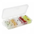 thumbnail image 2 of 100pcs/box Silicone Soft Maggot Baits 5 Colors Mixed Bass Fishing Worms Lures, Bread Worm Fishing Lure, 2 of 20