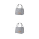 thumbnail image 4 of Bolsa de almacenamiento de almuerzo Eigraketly organizador portátil con aislamiento térmico Gris Pequeña 2piezas, 4 of 6