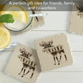 thumbnail image 4 of Thirstystone "Patterned Moose" 4-Pack Tumbled Tile Coasters, 4 of 7