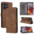 thumbnail image 5 of Phone Wallet Case for Motorola MOTO G75 5G with Stand - Leather Folio Cover & Card Slots Brown, 5 of 5