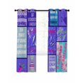 thumbnail image 7 of Happy 10th Birthday Blackout Curtains for Bedroom, Purple Bows Balloons Cakes Polka Dot Thermal Insulated Kitchen Drapes with Grommets, Light Blocking Window Treatment, 2 Panels 52" x 63", 7 of 7