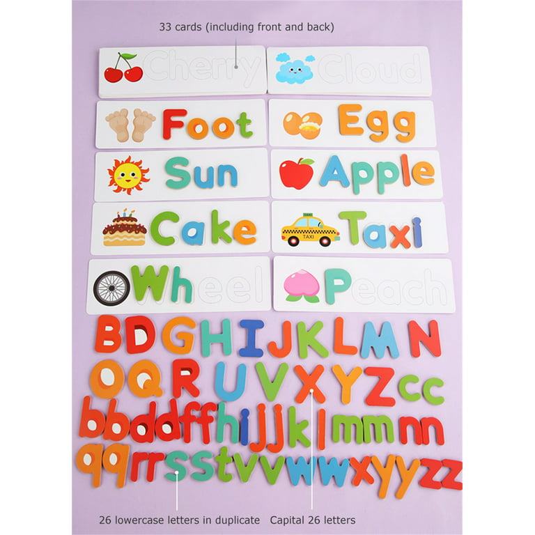 Educational Foam Puzzle ~ Alphabet of Apples (Uppercase; Colors May Vary)