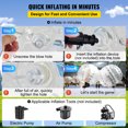 thumbnail image 4 of VEVOR 4ft Inflatable Bumper Ball 0.8mm Eco-Friendly PVC Zorb Ball Human Hamster Ball, 4 of 9
