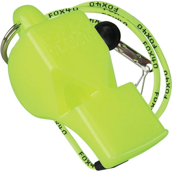 Fox 40 Classic Whistle with Breakaway Lanyard