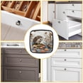 thumbnail image 6 of 4 Pcs Cabinet Handle Drawer Pulls Hedgehog Knobs with Screws Square Furniture Office Cabinet Knob Decoration, 6 of 7