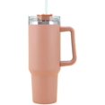 thumbnail image 1 of Simply Modern 40 Oz Tumbler Simple Stainless Steel Water Bottle Cup with Handle and Straw Proof Vacuum Insulated for Hot Iced Coffee Tea Beverage Spill Proof Travel Mug Container (Mocha), 1 of 7
