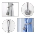 thumbnail image 4 of 4 piezas de sujeción de cortina de 24 pulgadas, hebillas para cortinas, clips para sujetar, color gris, 4 of 7