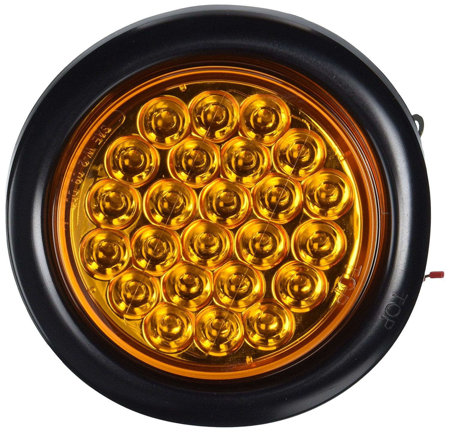 SL40AR 4 Round LED Recessed Strobe Light Amber Buyers Products SL40AR 4 Round LED Recessed Strobe Light Amber Buyers Products