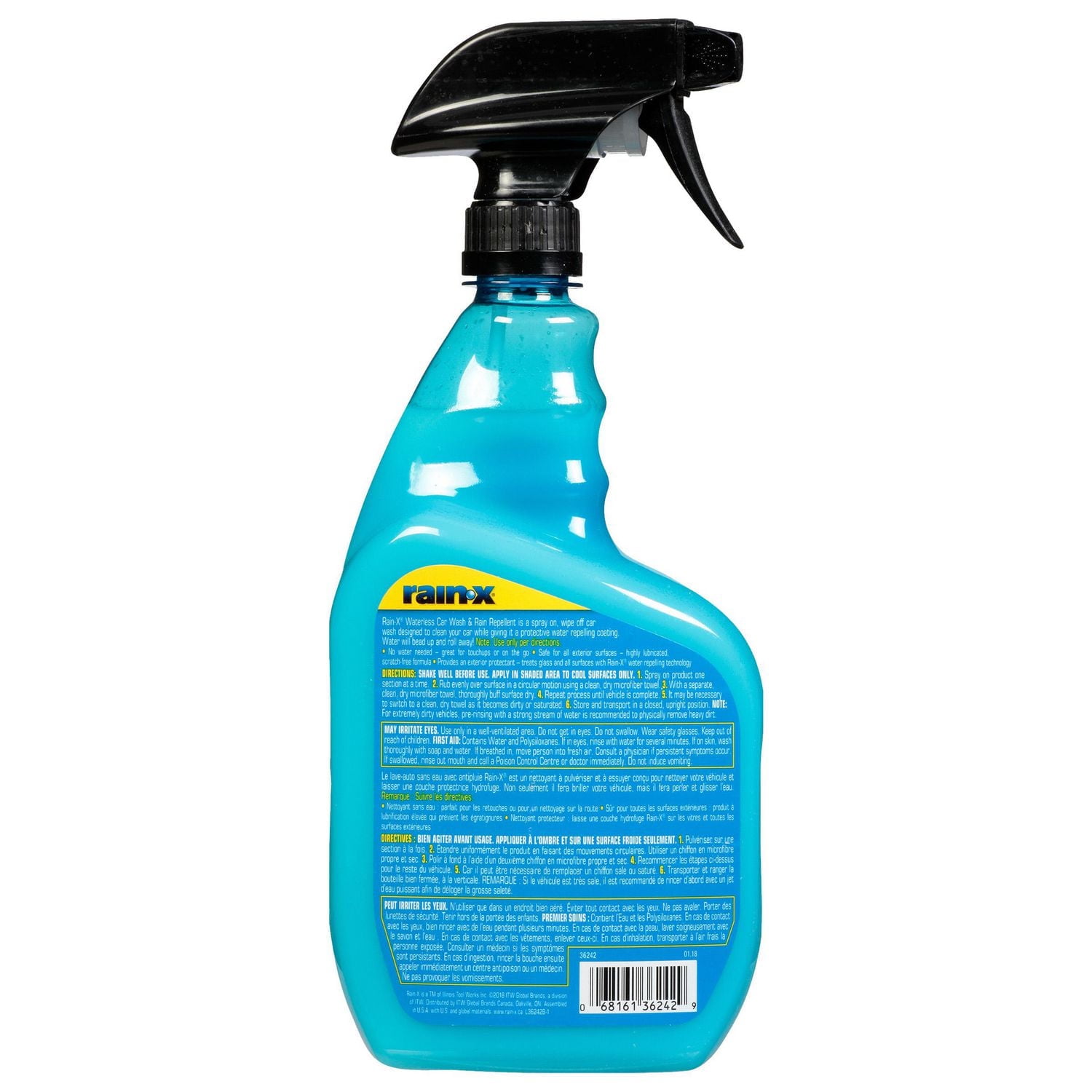 Rain-X Waterless Wash & Wax with Rain Repellent, 680mL