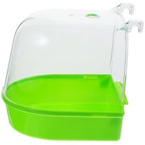 MLINS  Parrot Bath Tub Bird for Parakeet Cage Shower Birdies Birds Little Green