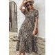 thumbnail image 2 of Vestido PRETTYGARDEN 2025 Boho Floral Midi con Mangas Abullonadas Talla M, 2 of 8