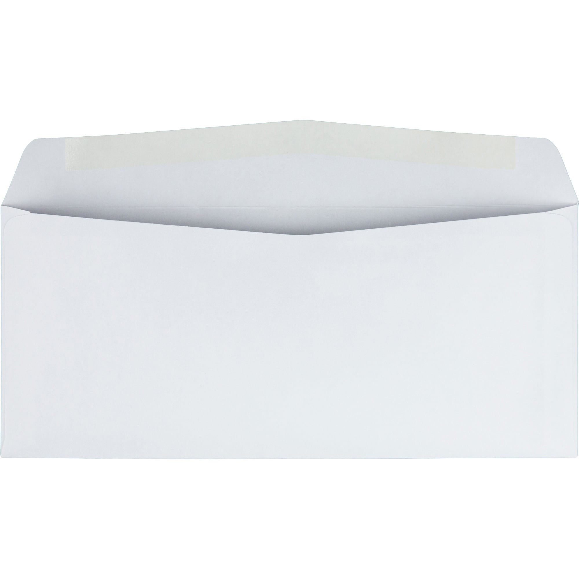 Quality Park® #10 Business Envelopes, Gummed Flap, 24 lb. White, 4-1/8 x 9-1/2, 1000 per Box