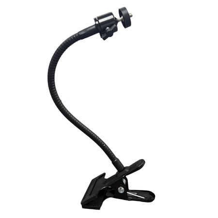 Flexible Metal Gooseneck Arm Clamp Mount For Baby Monitors Action Cameras And Lighting 360 Degree Adjustable