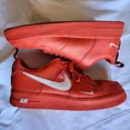 thumbnail image 3 of Ni - ke Ni - ke Air Force 1 '07 LV8 Overbranding Team Orange 13 Sneakers Shoes AJ7747-800, 3 of 5