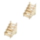 thumbnail image 2 of Monstrate Modelo de organizador de almacenamiento de pintura, estante de escritorio de madera, estantes de sujeción simples multicapa para organización Type4 NO4 Monstrate CBP204865, 2 of 6
