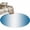 Blue, variant on Teal Ombre Large Area Rugs for Bedroom Living Room, Soft Non Slip Carpet Bedside Rug, Turquoise White Gradient Modern Abstract Art Round Floor Cover Kitchen Accent Rug 3' for Office