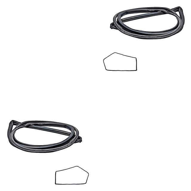 Molduras Generico Para Hilux 2000 A 2004 Botagua Delanteras Color Negro