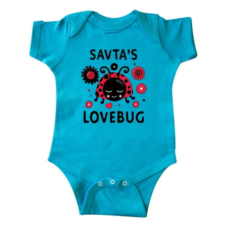 

Inktastic Valentine s Day Savta s Lovebug Gift Baby Boy or Baby Girl Bodysuit