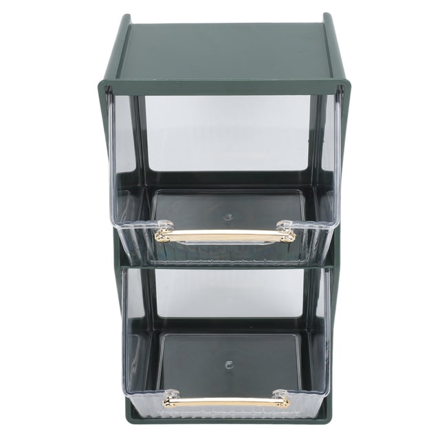 Tea Bag Storage Box, Beautiful Tea Bag Organizer with Large Opening, Separate Storage for Capsules Coffee Tea Bags